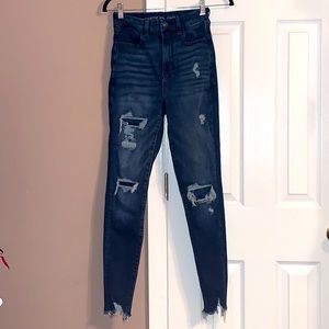 american eagle outfitters high-rise jeans